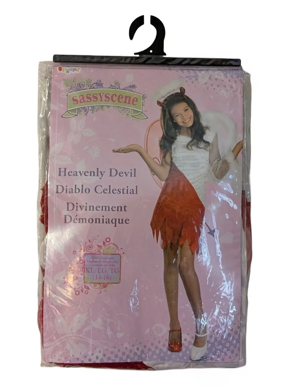 Angel Devil Costume Sassyscene Heavenly Devil Halloween Costume Girls Size XL